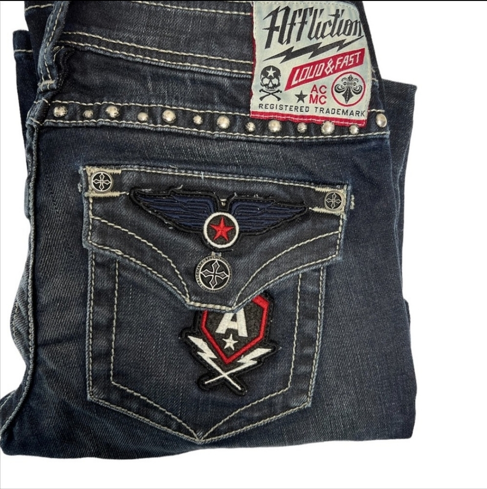AFFLICTION JEANS SIZE 25